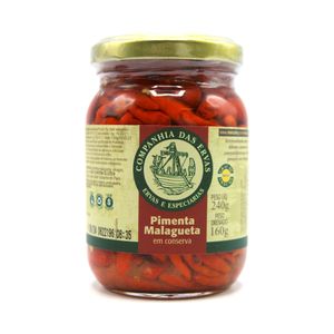 Pimenta Malagueta em Conserva Companhia das Ervas 240g
