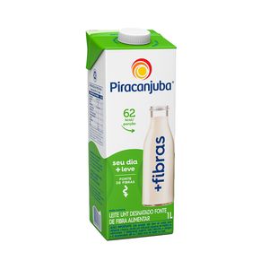 Leite Desnatado + Fibras Piracanjuba 1L