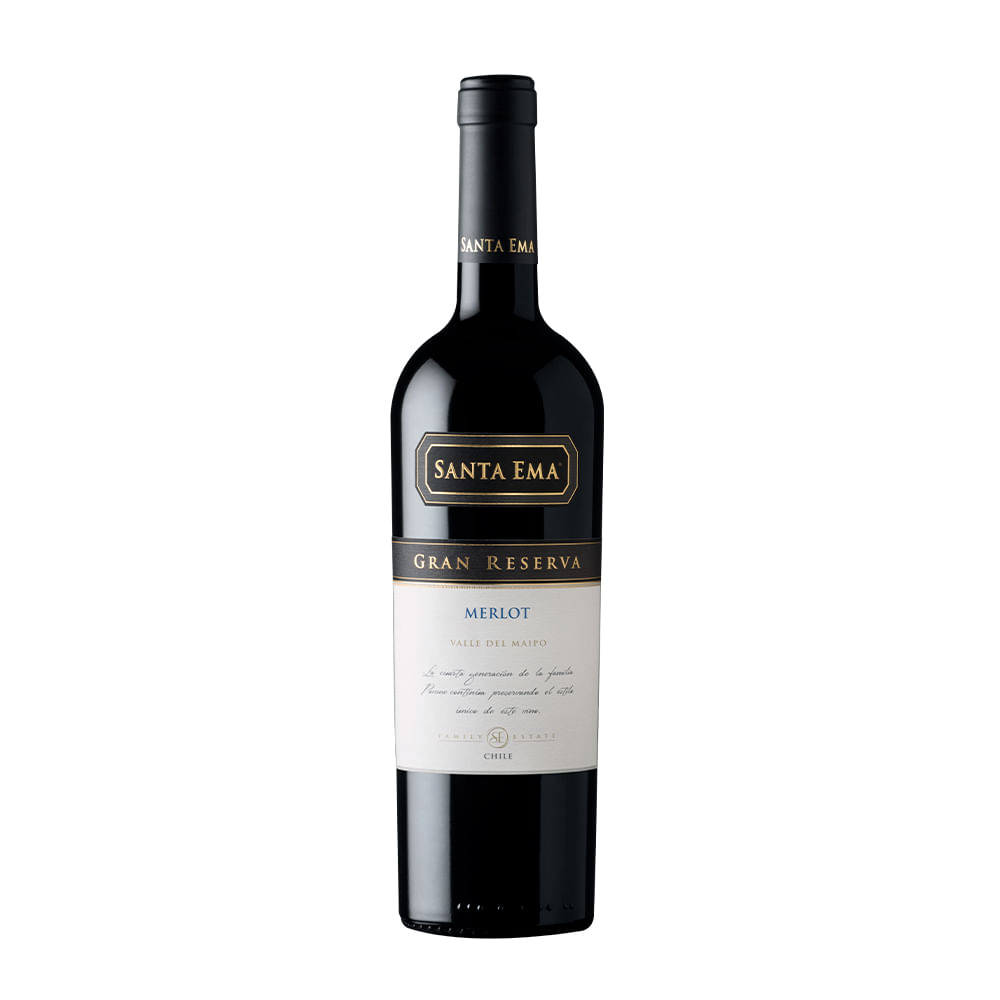 Vinho Santa Ema Tinto Seco Chile Gran Reserva Merlot 750ml