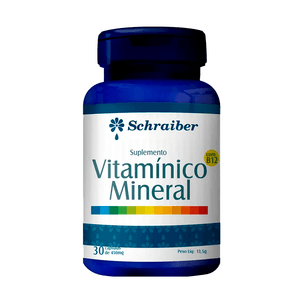 Suplemento Vitamínico Mineral Scharaiber 30 Cápsulas