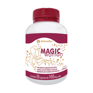Suplemento Alimentar Magic Woman Schraiber 50 Cápsulas