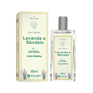 Deo Colônia Lavanda e Sândalo Auto Estima Schraiber 100ml