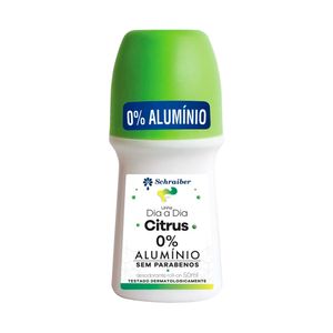 Desodorante Roll-on Sem Alumínio e Sem Parabenos Citrus Schraiber 50ml