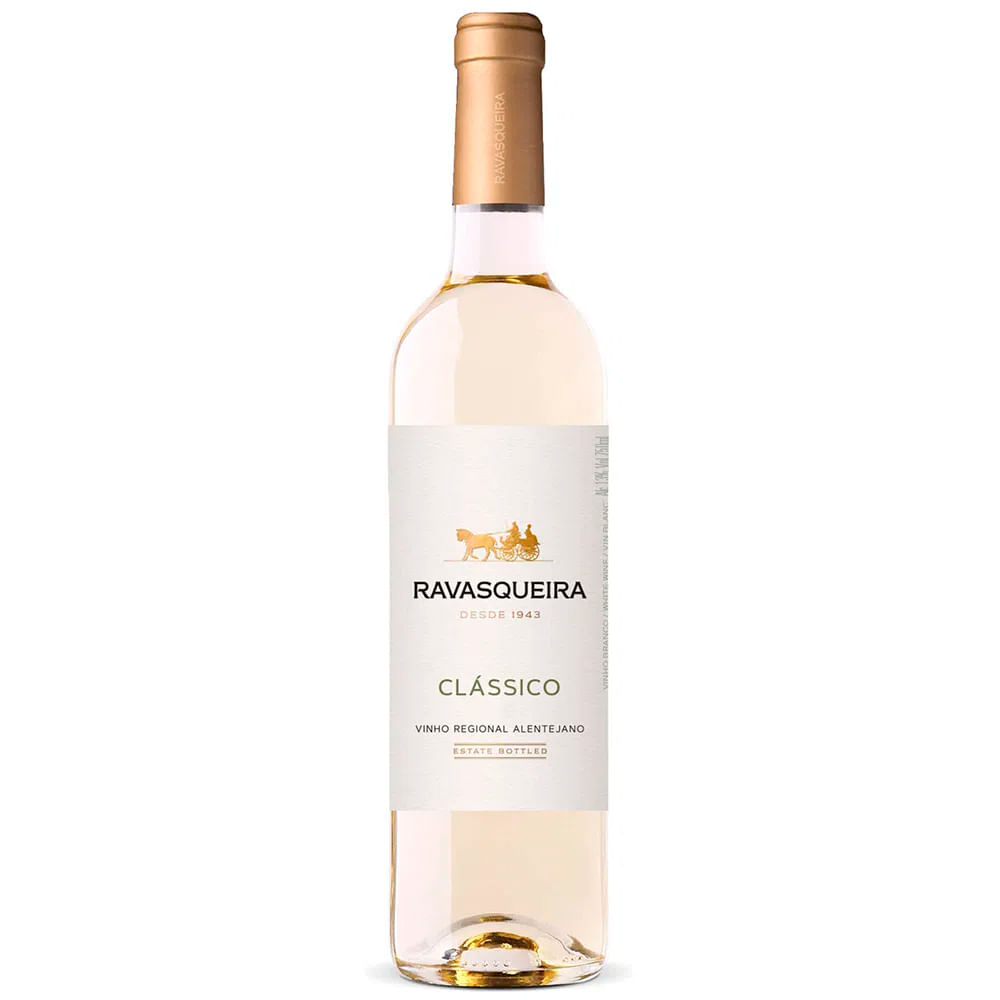 Vinho Ravasqueira Branco Seco Portugal Clássico Antão Vaz, Arinto, Viognier 750ml
