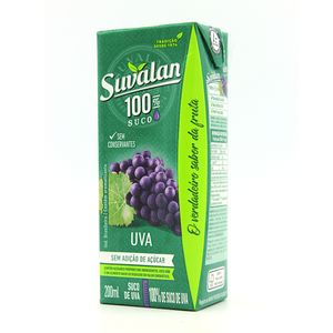 Suco de Uva Sem Açucar Suvalan 200ml