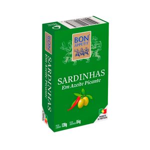 Sardinhas em Azeite Picante Bon Appetit 120g