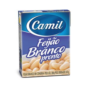 Feijão Branco em Conserva Camil 247g