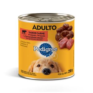 Pedigree Lata Adulto Sabor Carne ao Molho 280g