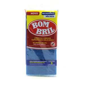 Esponja Antiaderente Bombril 3un.