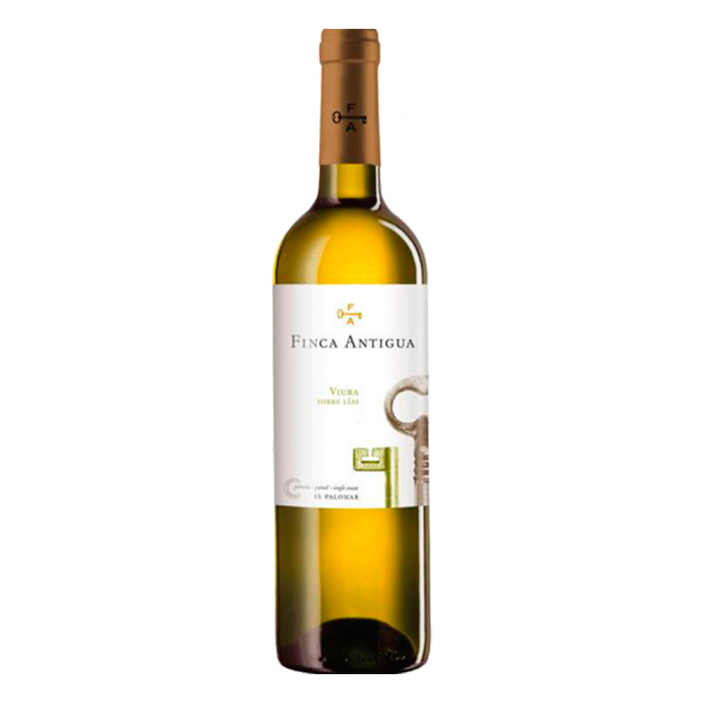 Vinho Viña Antigua Branco Seco Espanha Sobre Lías Viura 750ml