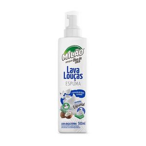 Lava Louças de Coco Espuma Milão 500ml