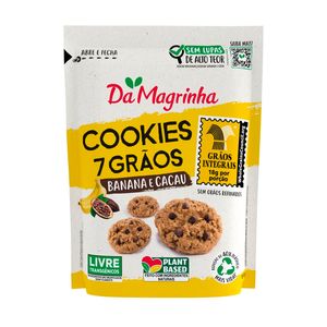 Cookies 7 Grãos Banana e Cacau Da Magrinha 150g