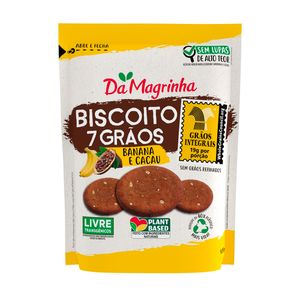 Biscoito 7 Grãos Banana e Cacau Da Magrinha 120g