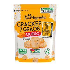 Biscoito Cracker 7 Grãos Queijo Da Magrinha 120g
