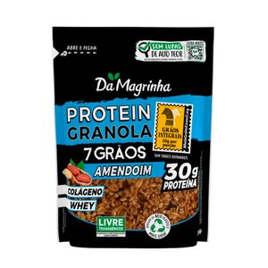 Granola Protein 7 Grãos Amendoim Da Magrinha 200g