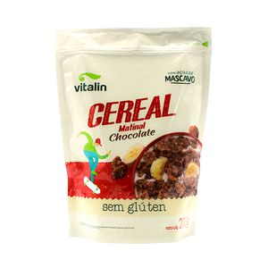 Cereal Matinal Sabor Chocolate Integral Sem Glúten Vitalin 200g