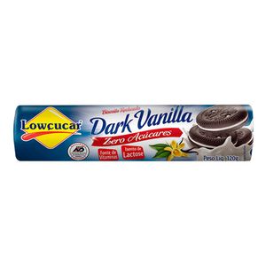 Biscoito Recheado Dark Vanilla Sem Açúcar Lowçucar 120g