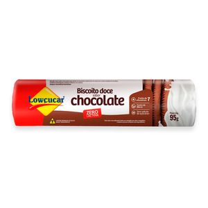 Biscoito Doce Sabor Chocolate Sem Lactose Lowçucar 95g