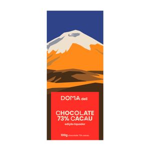 Chocolate 73% Cacau Edição Equador Doma Deli 100g