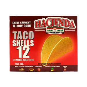 Tacos Shell Com 12 Tacos Mexicano Hacienda 150g
