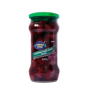Azeitona Preta Azapa Inteira Colheita Verde 580g