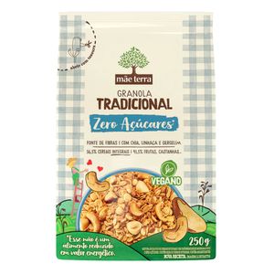 Granola Tradicional Zero Açúcares Mãe Terra 250g