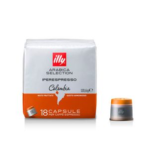 Café Cápsula Iperespresso Arabica Selection Colômbia Illy 18 Unidades