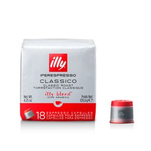 Café Cápsula Iperespresso Clássico Illy 18 Unidades