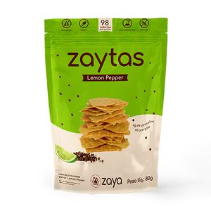 Lascas Zaytas Sabor Lemon Pepper Zaya 80g