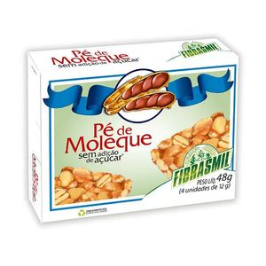 Pé de Moleque Sem Adição de Açúcar Fibrasmil 48g