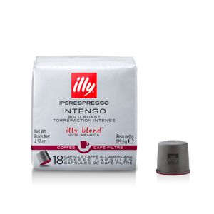 Café Intenso Cápsula Iperespresso Coado Illy 18 Unidades