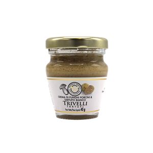 Creme de Funghi Porcini e Trufa Branca Trivelli Tartufi 45g