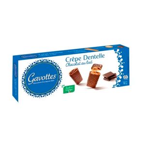 Crêpe Dentelle Coberto de Chocolate ao Leite Gavottes 90g