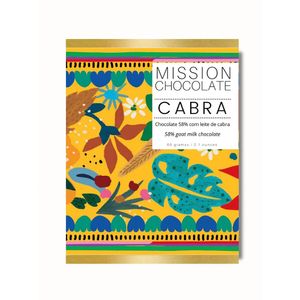 Chocolate 58% com Leite de Cabra Mission Chocolate 60g