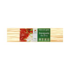 Macarrão Espaguete de Arroz Tui Alimentos 200g