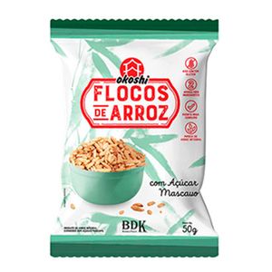 Flocos de Arroz Com Açúcar Mascavo Okoshi 50g