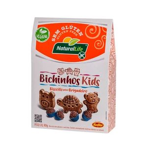 Biscoito Bichinhos Kids Brigadeiro NaturalLife 80g