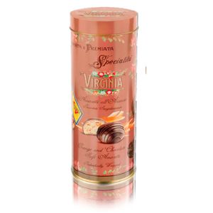 Biscoito Amaretti Macio Com Laranja Coberto de Chocolate Virginia 140g