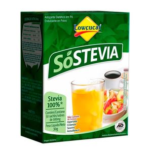 Adoçante Dietético SóStevia Lowçucar 50 Sachês