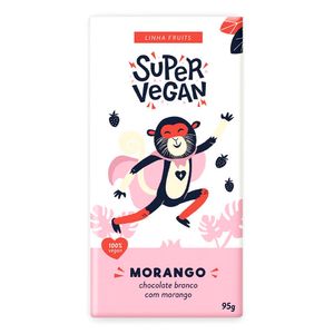 Chocolate Branco com Morango Super Vegan 95g