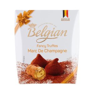 Trufas Com Recheio de Marc de Champagne The Belgian 200g