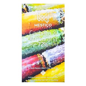 Chocolate Cachaça & Amburana 72% Cacau Mestiço 60g