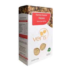 Farinha Especial de Nozes com Baixo Teor de Óleo Veris 200g