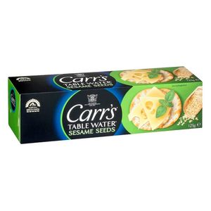 Biscoito Água e Sal Gergelim Carr's 125g