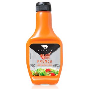 Molho French Cremoso a Base de Tomate, Mostarda e Páprica Junior 253ml