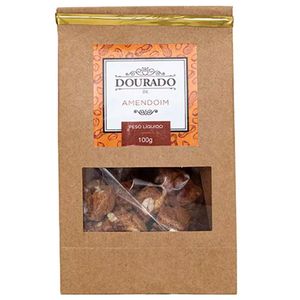 Caramelo Aerado Dourado de Amendoim 100g