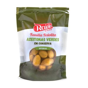 Azeitonas Verdes Inteiras Em Conserva Raiola 300g