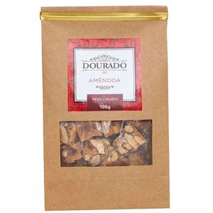 Caramelo Aerado Dourado de Amêndoa 100g