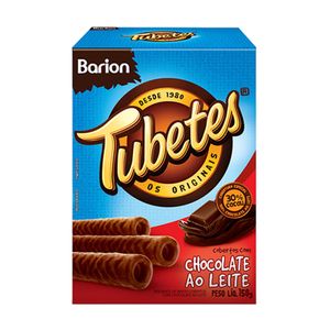 Wafer Tubetes Cobertos com Chocolate ao Leite Barion 150g