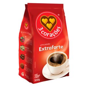 Café Moído Extra Forte 3Corações 500g